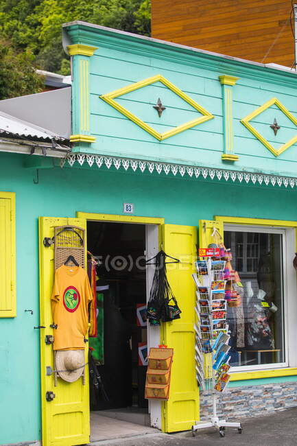 Tourist shop, Runion Island, французький відділ в Індії — стокове фото