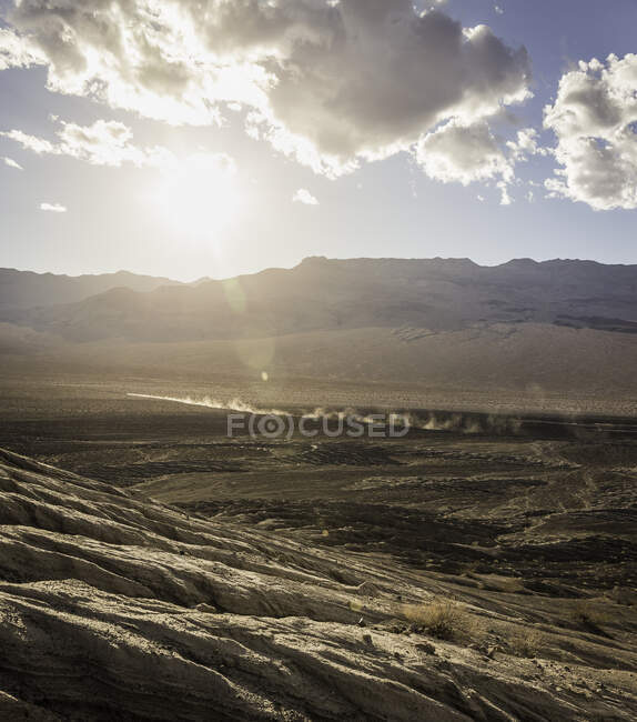 Cratère Ubehebe, parc national de la Vallée de la Mort, ruisseau Furnace, Californie — Photo de stock