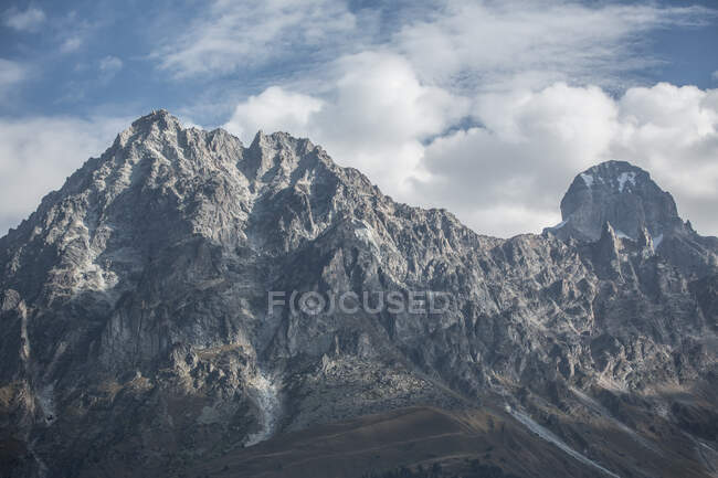 Paisaje montañoso, Svaneti, Georgia - foto de stock