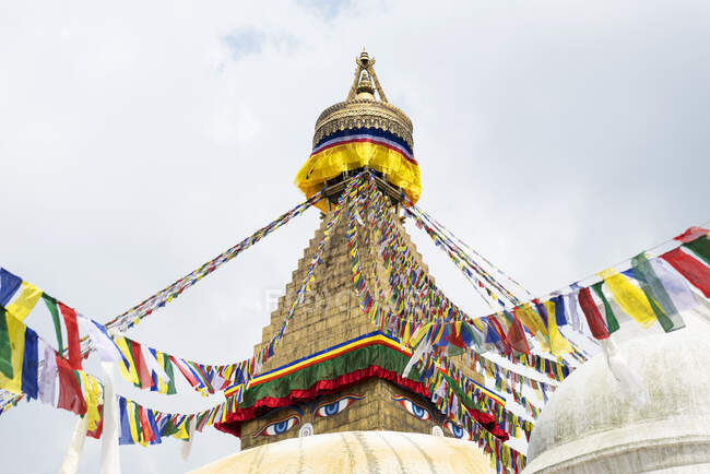 Boudhanath Stupa, Katmandu, Nepal — Fotografia de Stock