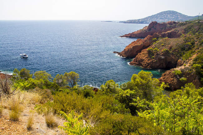 Costa Azul entre Saint Tropez y Cannes, Antibes, Pro - foto de stock
