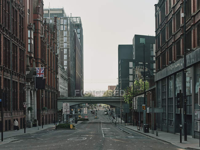 Нове місто-ярк, уса-марш 8, 2019: вуличний вид на вулиці Лондон — стокове фото