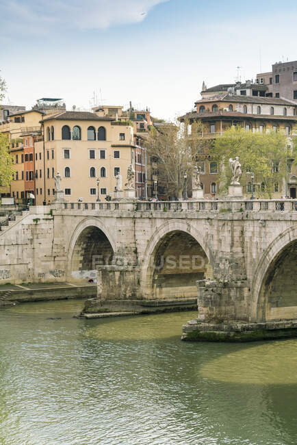Italien, Latium, Rom, Ponte Sant 'Angelo — Stockfoto