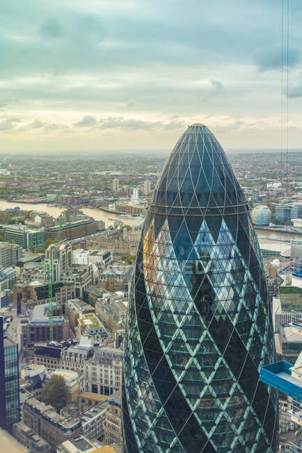 Großbritannien, England, London, Swiss Re Building — Stockfoto