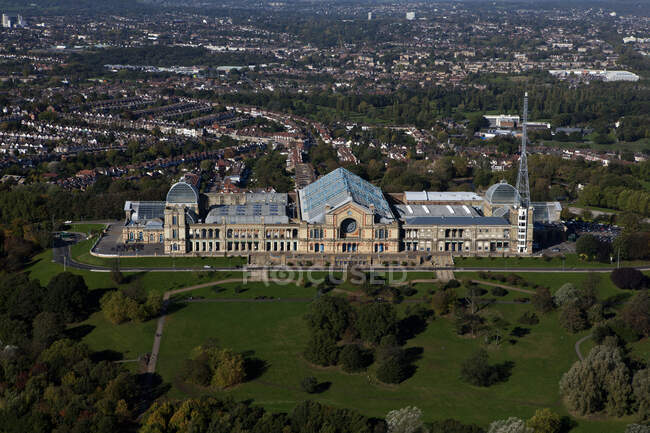 UK, London, Aerial view of Alexandra Palace — Stock Photo
