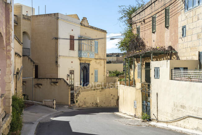 Malte, Gozo Island, Architecture de la vieille ville — Photo de stock