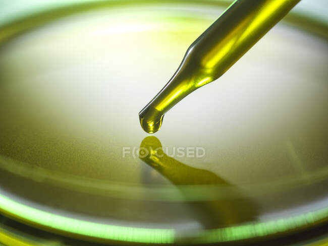 Pipette with essential oil — Stock Photo