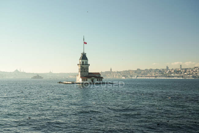 Турция, Стамбул, Девичья башня — стоковое фото