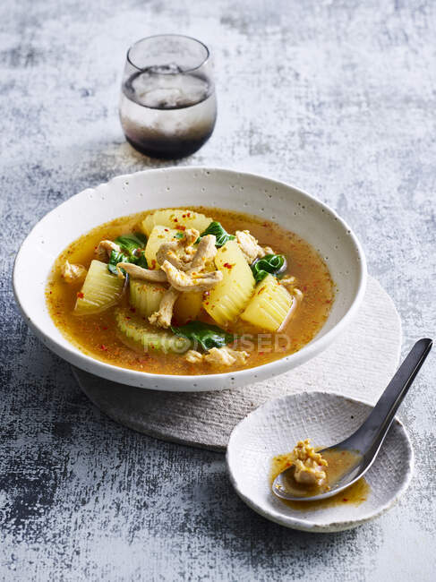 Gaeng Faeng Gai - curry di melone — Foto stock