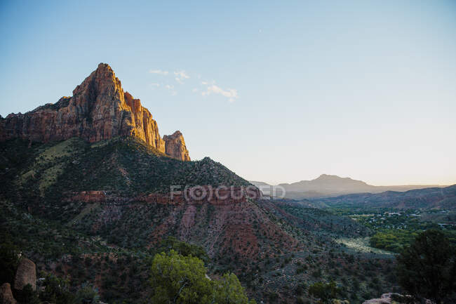 USA, Utah, Veduta posteriore dell'escursionista solitario nel Bryce Canyon — Foto stock