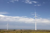 Ветряные турбины в Джеффрис-Бей — стоковое фото