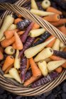 Vista ravvicinata delle carote chantey . — Foto stock
