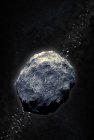 Opera d'arte di un grande asteroide — Foto stock
