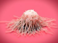 Célula cancerígena com filamentos — Fotografia de Stock