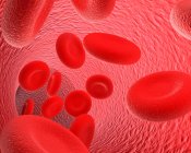 Blood stream and artery walls — Stock Photo