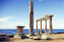 Руины храма Аполлона, Сиде, Турция . — стоковое фото