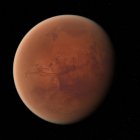 Vue satellite de Mars — Photo de stock