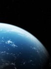 Земля из космоса — стоковое фото
