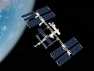 Международная космическая станция — стоковое фото