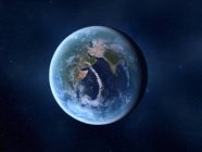 Planeta alienígena semelhante à Terra — Fotografia de Stock