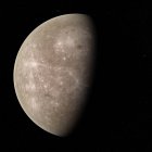 Перегляду супутникових зображень Меркурія — стокове фото