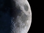 Satélite vista de la Luna - foto de stock