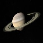 Спутниковый обзор Сатурна — стоковое фото