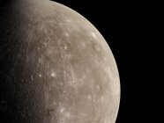 Vue satellite de Mercure — Photo de stock