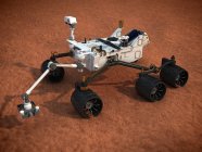 Марсоход Curiosity — стоковое фото