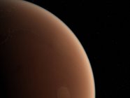 Vista satellitare di Marte — Foto stock
