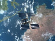 Estación espacial internacional - foto de stock