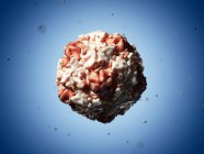 Вирусная частица свиного везикулярного заболевания — стоковое фото