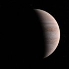 Спутниковый обзор Юпитера — стоковое фото