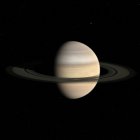 Vue satellite de Saturne — Photo de stock