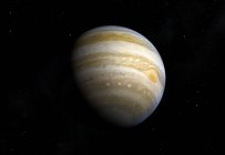 Газовый гигант Юпитер — стоковое фото