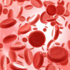 Червоних кров'яних тілець в крові — стокове фото