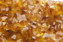 Close-up of citrine crystals, full frame. — Stock Photo