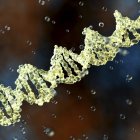 Молекулярная структура ДНК — стоковое фото