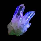 Komplexer Quarzkristall — Stockfoto