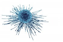 Estructura y forma de las células cancerosas - foto de stock