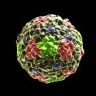 Partículas del virus del coronavirus - foto de stock