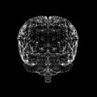 Визуальная визуализация человеческого мозга — стоковое фото