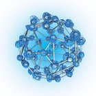 Atomic structure and atomic connectivity — Stock Photo