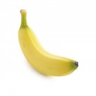 Vista de cerca del plátano sobre fondo blanco . - foto de stock