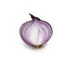 Half of red onion on white background. — Stock Photo