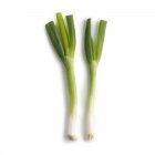 Spring onions on white background. — Stock Photo