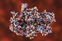 Illustrazione digitale della proteina del fattore di coagulazione . — Foto stock