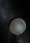 Ілюстрації темно екзопланет у сузір'ї Оріона, у просторі. — стокове фото