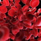 Ilustración de coágulos de células sanguíneas humanas
. - foto de stock