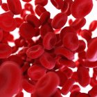 Ілюстрація згусток клітин людини крові. — стокове фото